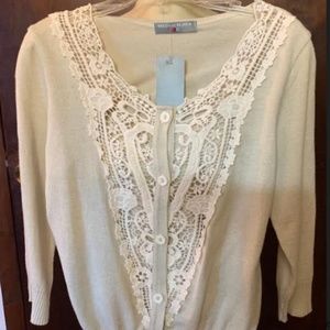 Lace & Knit Sweater by Dressing De Jola